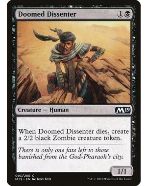 Magic: The Gathering Doomed Dissenter (093) Lightly Played