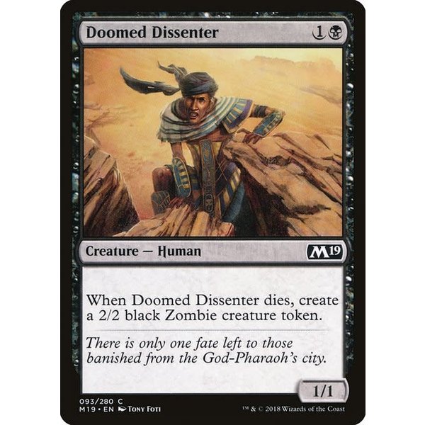 Magic: The Gathering Doomed Dissenter (093) Lightly Played