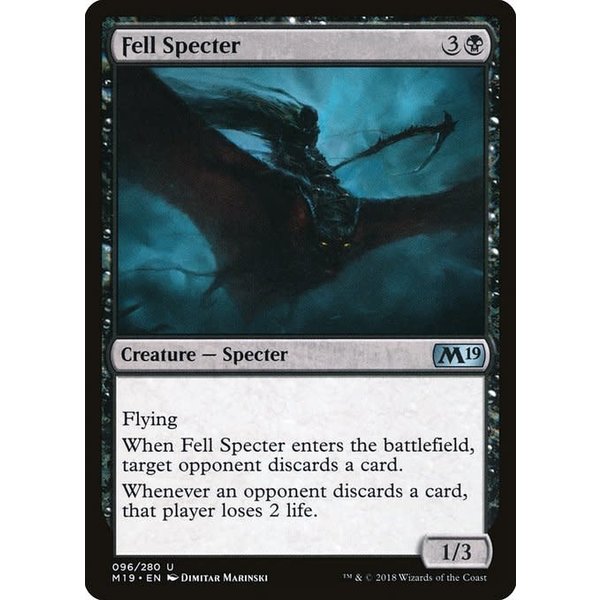 Magic: The Gathering Fell Specter (096) Lightly Played