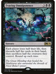 Magic: The Gathering Fraying Omnipotence (097) Lightly Played