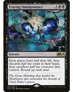 Magic: The Gathering Fraying Omnipotence (097) Lightly Played
