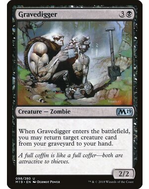 Magic: The Gathering Gravedigger (098) Lightly Played