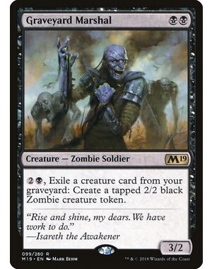 Magic: The Gathering Graveyard Marshal (099) Lightly Played Foil