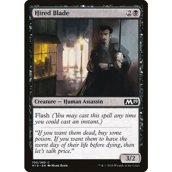 Magic: The Gathering Hired Blade (100) Lightly Played