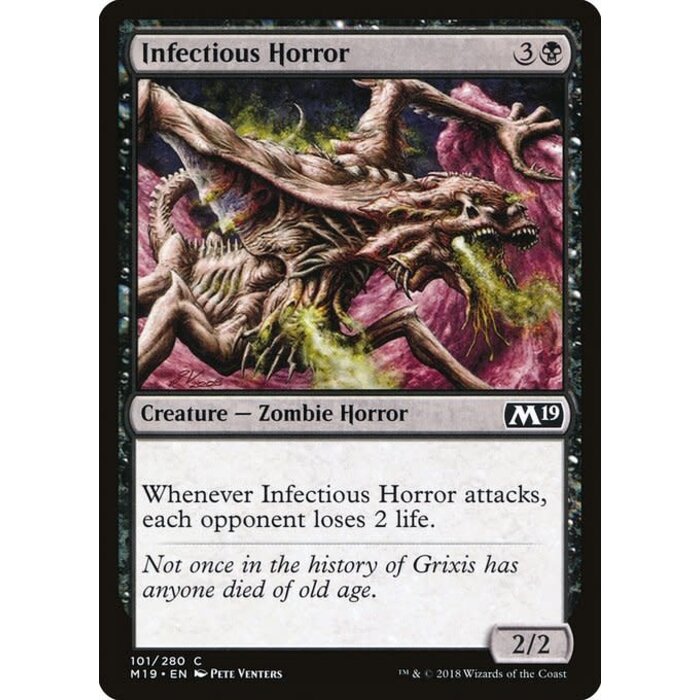Magic: The Gathering Infectious Horror (101) Lightly Played