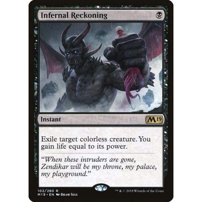 Magic: The Gathering Infernal Reckoning (102) Lightly Played