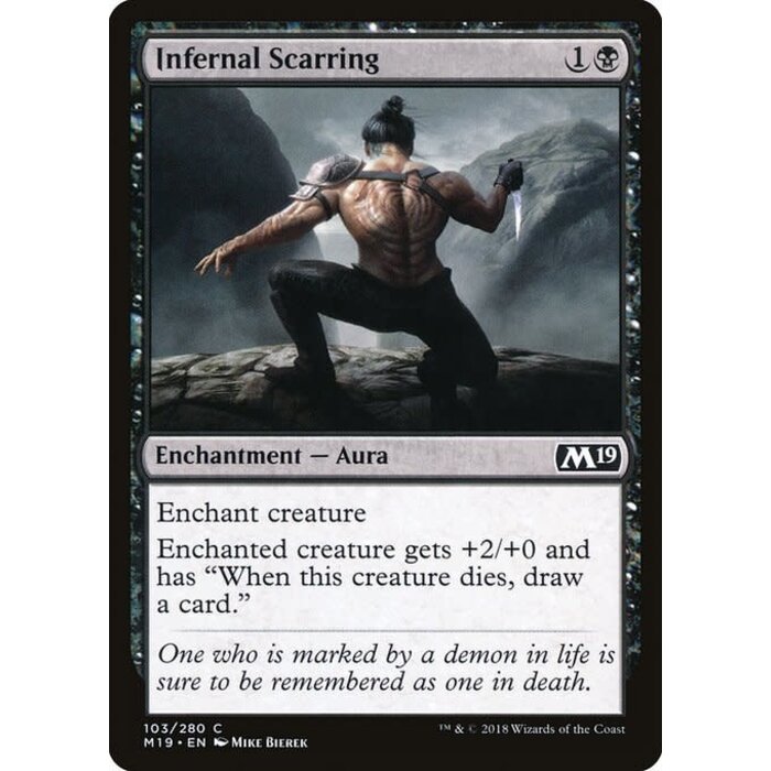 Magic: The Gathering Infernal Scarring (103) Lightly Played