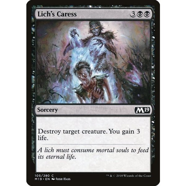 Magic: The Gathering Lich's Caress (105) Lightly Played