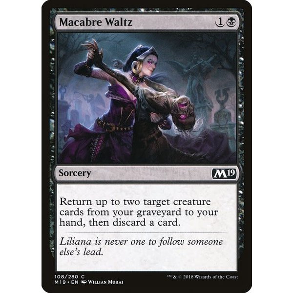 Magic: The Gathering Macabre Waltz (108) Lightly Played