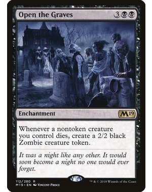 Magic: The Gathering Open the Graves (112) Lightly Played