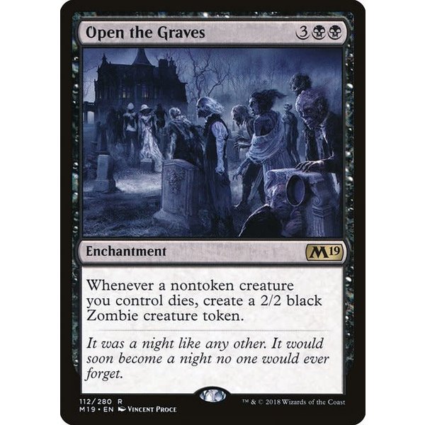 Magic: The Gathering Open the Graves (112) Lightly Played