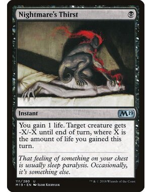 Magic: The Gathering Nightmare's Thirst (111) Lightly Played