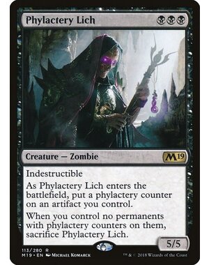 Magic: The Gathering Phylactery Lich (113) Lightly Played