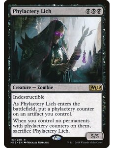 Magic: The Gathering Phylactery Lich (113) Lightly Played Foil
