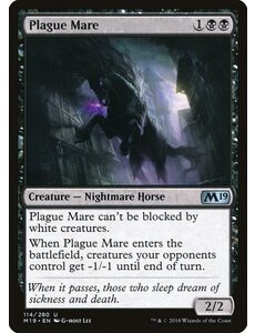 Magic: The Gathering Plague Mare (114) Lightly Played
