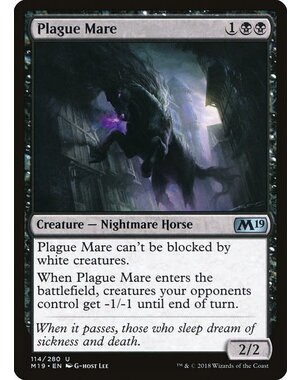 Magic: The Gathering Plague Mare (114) Lightly Played