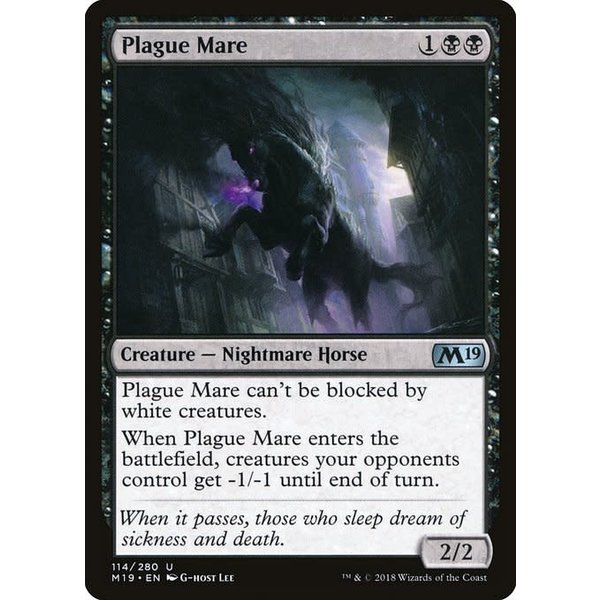 Magic: The Gathering Plague Mare (114) Lightly Played