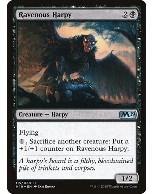 Magic: The Gathering Ravenous Harpy (115) Lightly Played