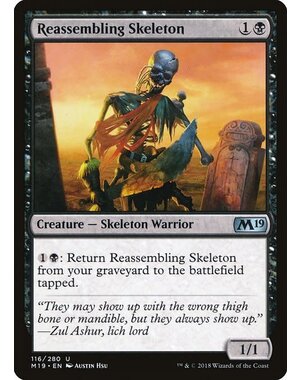 Magic: The Gathering Reassembling Skeleton (116) Lightly Played