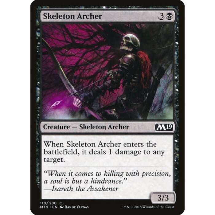 Magic: The Gathering Skeleton Archer (118) Lightly Played
