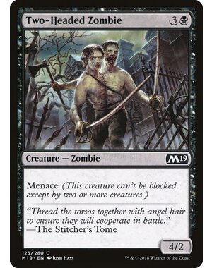 Magic: The Gathering Two-Headed Zombie (123) Lightly Played