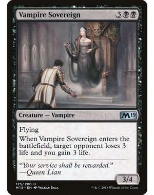 Magic: The Gathering Vampire Sovereign (125) Lightly Played