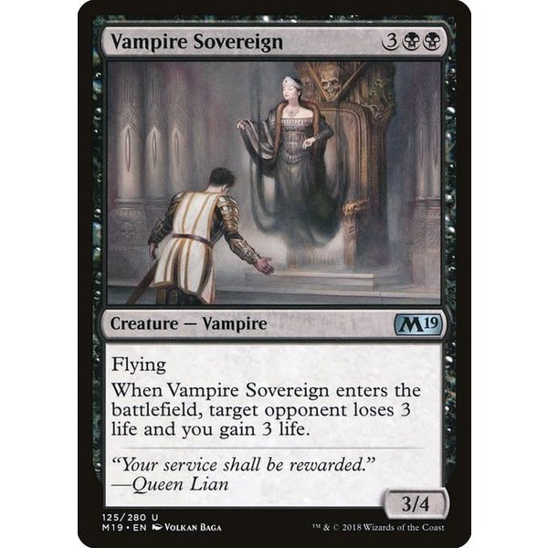 Magic: The Gathering Vampire Sovereign (125) Lightly Played