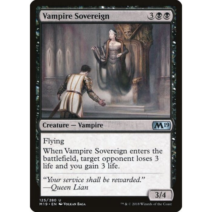 Magic: The Gathering Vampire Sovereign (125) Lightly Played