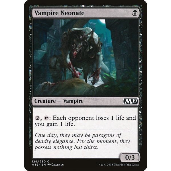 Magic: The Gathering Vampire Neonate (124) Lightly Played