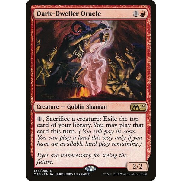 Magic: The Gathering Dark-Dweller Oracle (134) Lightly Played