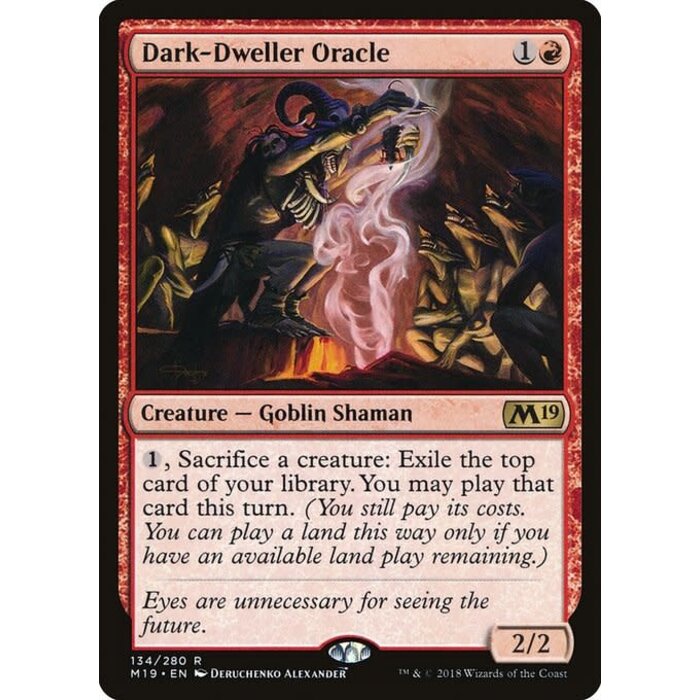 Magic: The Gathering Dark-Dweller Oracle (134) Lightly Played