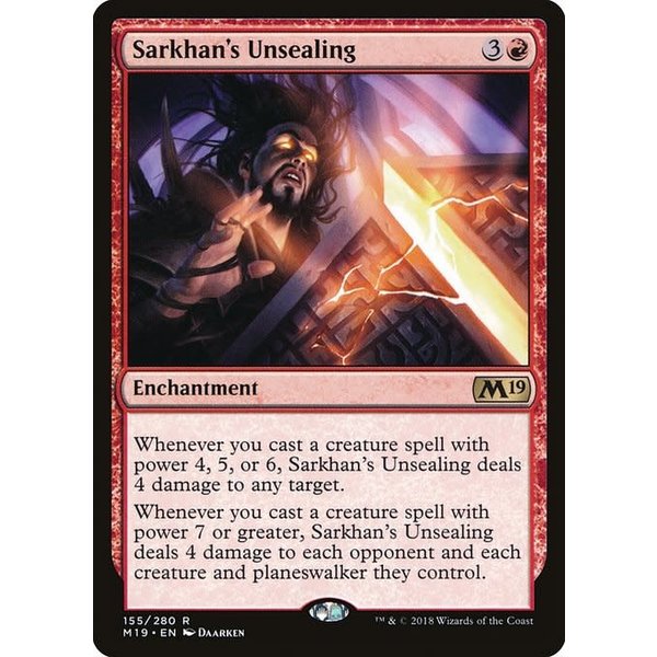 Magic: The Gathering Sarkhan's Unsealing (155) Lightly Played