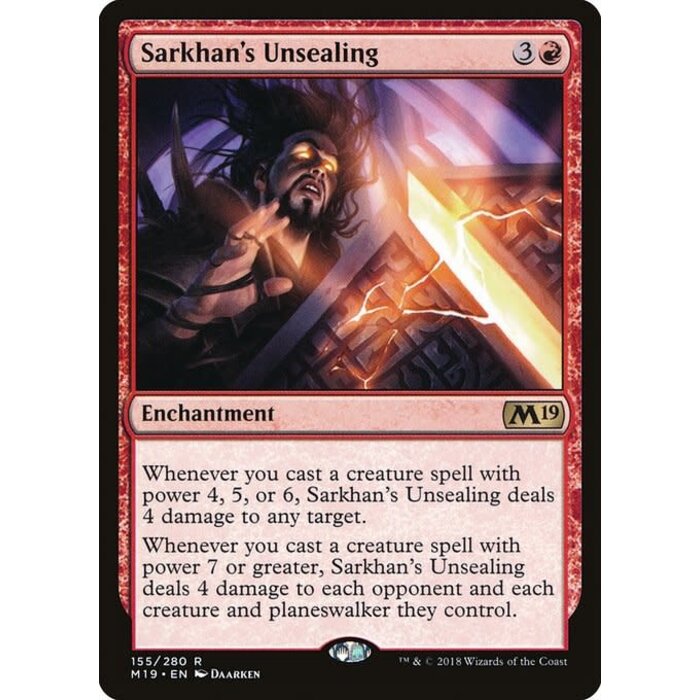 Magic: The Gathering Sarkhan's Unsealing (155) Lightly Played