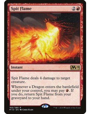 Magic: The Gathering Spit Flame (160) Lightly Played