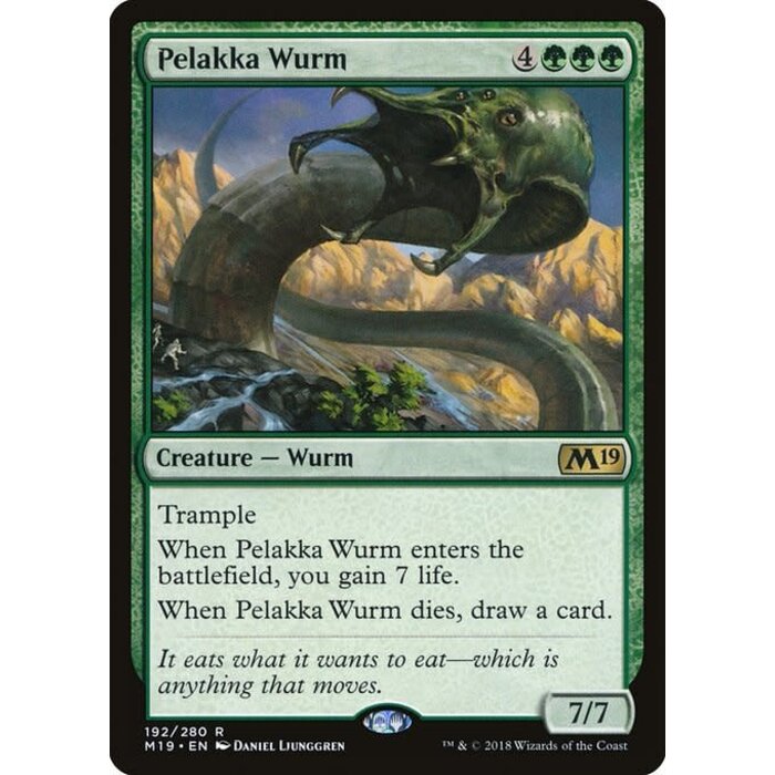 Magic: The Gathering Pelakka Wurm (192) Lightly Played