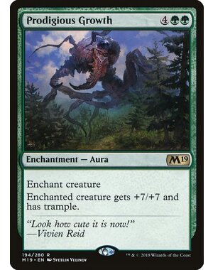 Magic: The Gathering Prodigious Growth (194) Lightly Played