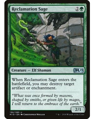 Magic: The Gathering Reclamation Sage (196) Lightly Played