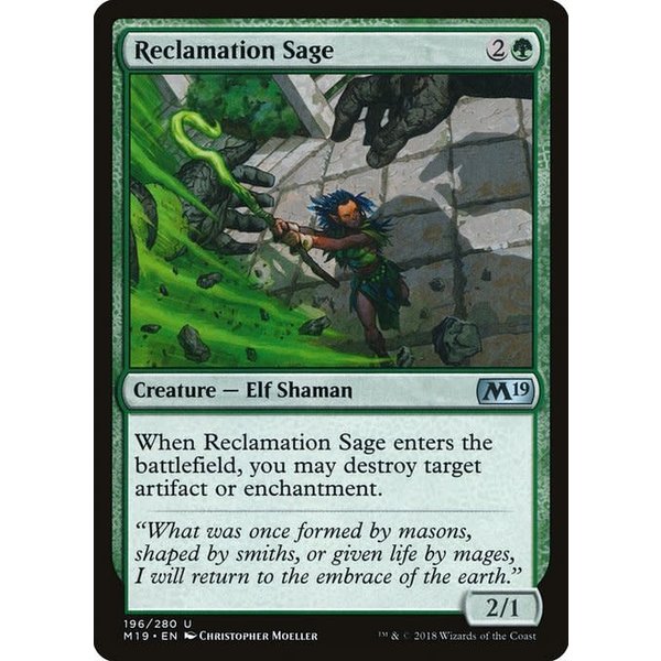 Magic: The Gathering Reclamation Sage (196) Lightly Played