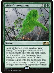 Magic: The Gathering Vivien's Invocation (209) Lightly Played