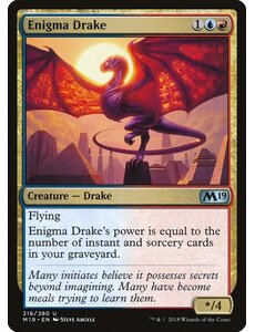 Magic: The Gathering Enigma Drake (216) Lightly Played Foil