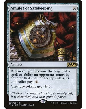Magic: The Gathering Amulet of Safekeeping (226) Lightly Played