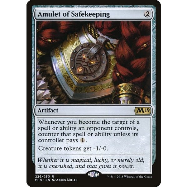 Magic: The Gathering Amulet of Safekeeping (226) Lightly Played