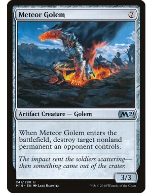 Magic: The Gathering Meteor Golem (241) Lightly Played