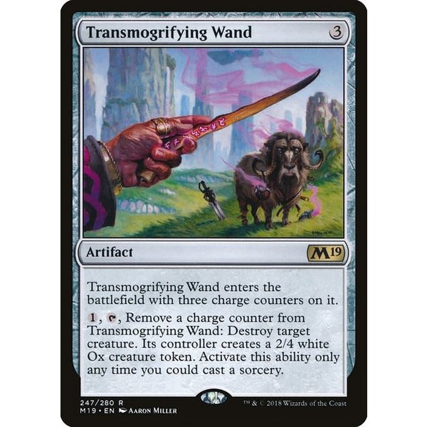 Magic: The Gathering Transmogrifying Wand (247) Lightly Played