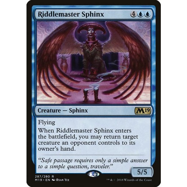 Magic: The Gathering Riddlemaster Sphinx (287) Lightly Played