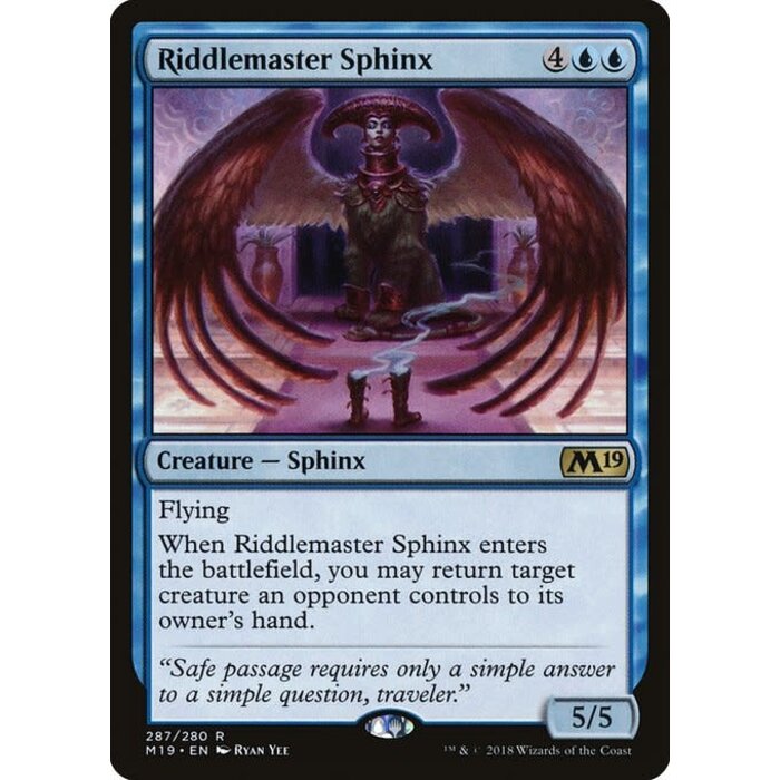 Magic: The Gathering Riddlemaster Sphinx (287) Lightly Played