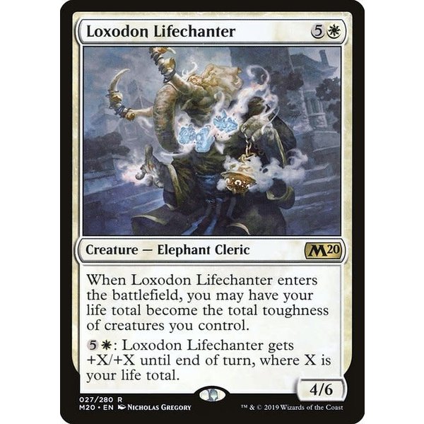 Magic: The Gathering Loxodon Lifechanter (027) Lightly Played