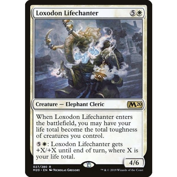 Magic: The Gathering Loxodon Lifechanter (027) Lightly Played Foil