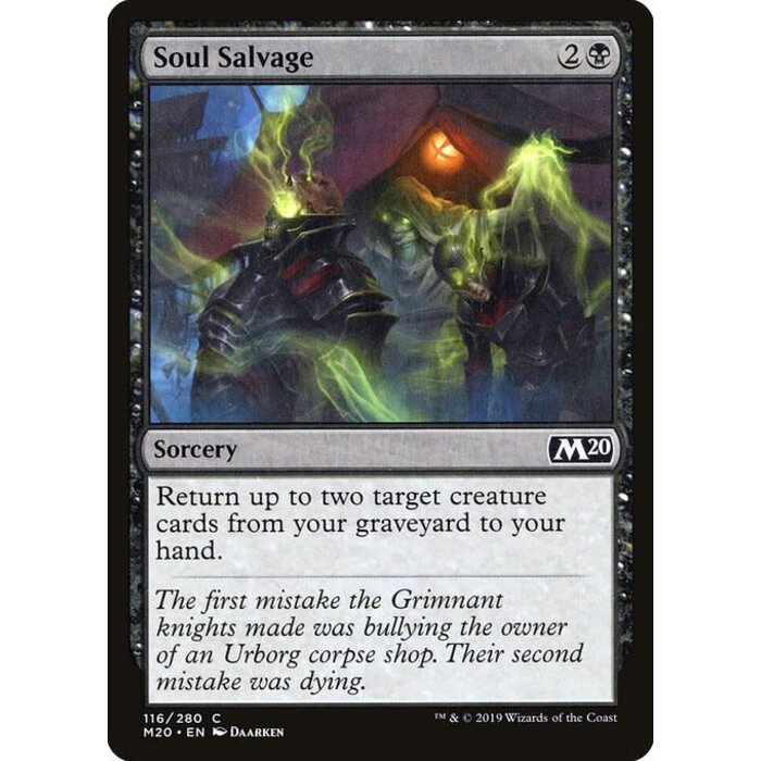 Magic: The Gathering Soul Salvage (116) Lightly Played
