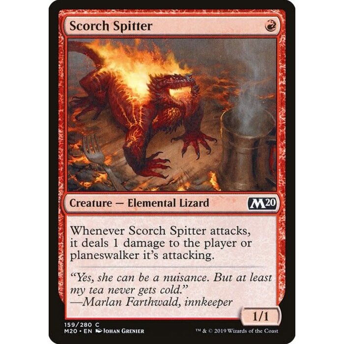 Magic: The Gathering Scorch Spitter (159) Lightly Played